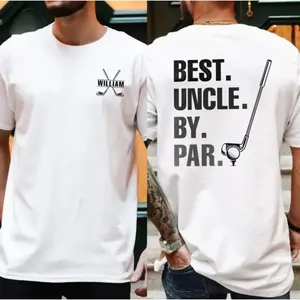 Funny Golf Shirt for Uncle Best Uncle Par Gift for Golf Enthusiasts Perfect Father's Day Present Available in Multiple Colors and Sizes