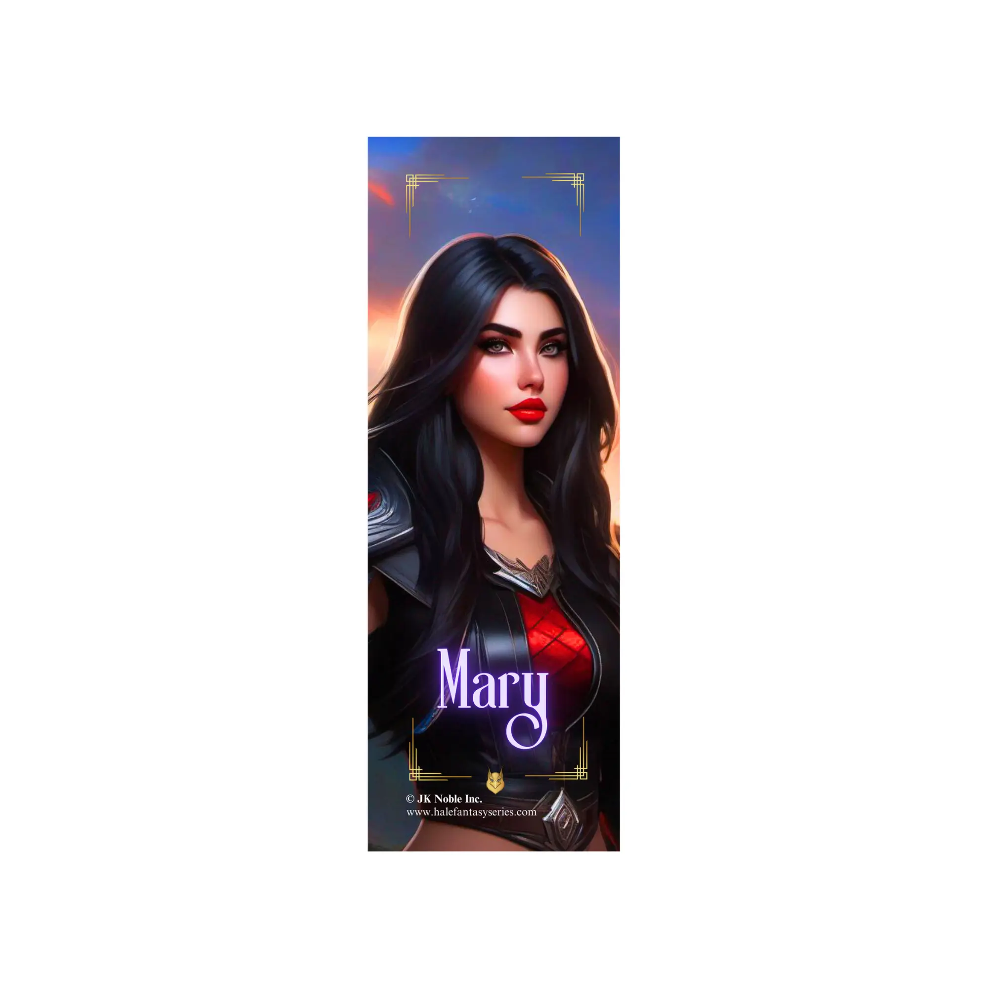 Mary - Transforming Griffin Lenticular Bookmark