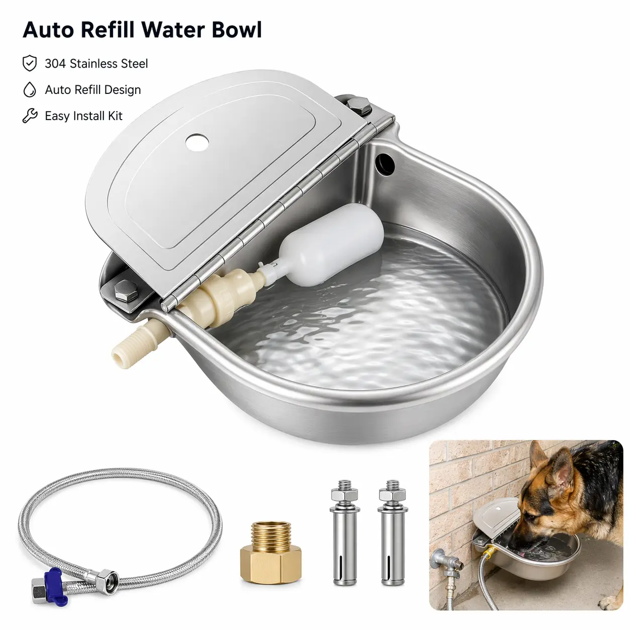 refillable dog water bowl - TikTok Shop