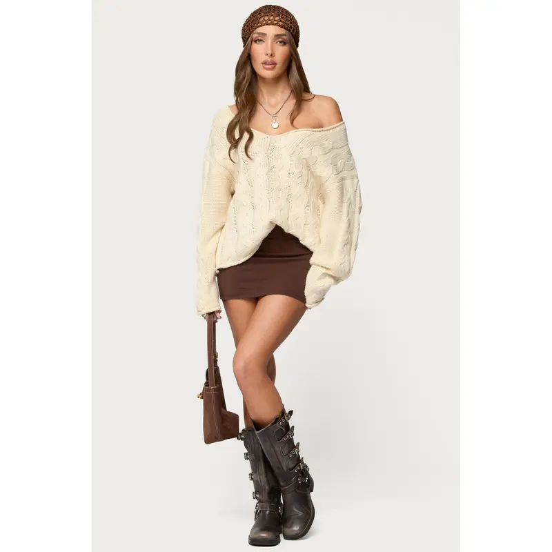 Shaia Pointelle Knit Mini Dress - TikTok Shop Shaia Pointelle Knit Mini Dress - TikTok Shop