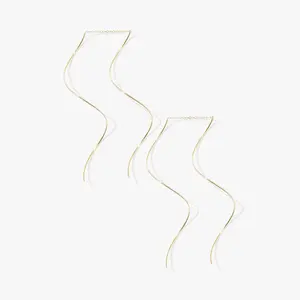 Wavelength Threader Earrings (Pair)