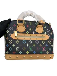 Pre-owned Louis Vuitton Black Multicolor Monogram Alma Bag/WJ03713029/3029
