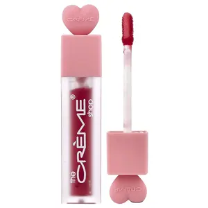 The Creme Shop Glossy 12 HR + Lip Stain, Wine & Dine, 0.194 oz (5.5 g)