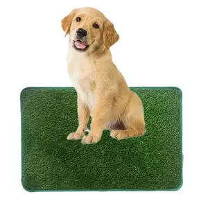 Artificial Pet Grass Potty Pad, Easy-Clean & Odor-Resistant Design, Perfect for Indoor Outdoor Use, Durable Dog Cat Training Mat