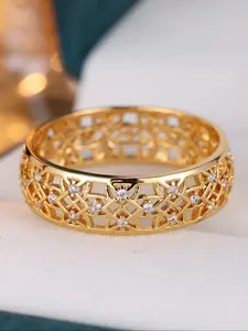 Elegant Geometric Pattern Design, Stylish & Versatile Art Deco Ring Accessory for Home Decor, Perfect Gift Idea for Friends & Family