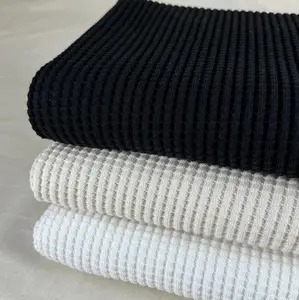 Super Heavyweight Cotton Tencel Premium Waffle Thermal Fabric - 675 GSM, 33 oz, By The Yard