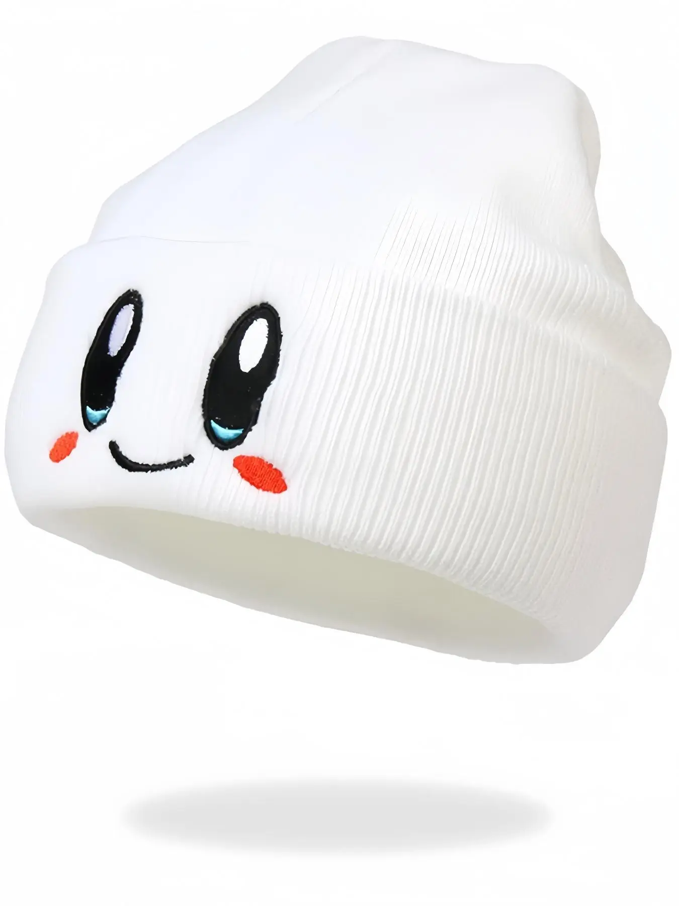 Cute Cartoon Embroidery Beanie Hat, Casual Soft Comfortable Knit Hat for Fall & Winter, Warm and Stylish Beanies for Men & Women