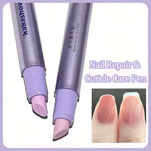 Glossy Nail Essence Pen: Manicure, Cuticle Nourish, Plant-based essence penetrates and repairs, nourishes and locks in moisture, improves nail splitting and breakage, a three-in-one nourishing and repairing treatment.