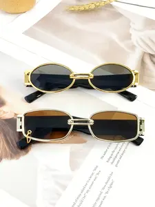 Women's Fashion Square Glasses New Street Style Y2K Eyewear, 2pc Trendy Ladies Sunglasses for Casual, Stylish Accessory