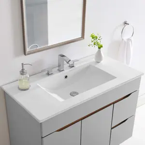 Modway Cayman 36" Bathroom Sink in White Modway Cayman 36" Bathroom Sink in White