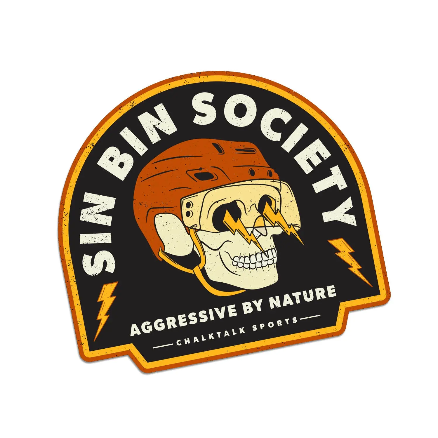 Hockey Sticker - Sin Bin Society