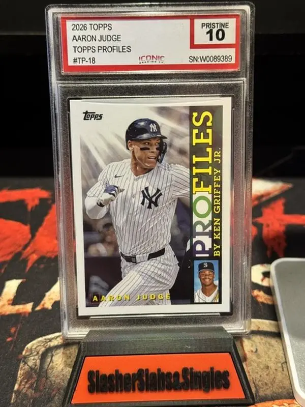 2026 Topps Profiles Aaron Judge Graded Pristine 10