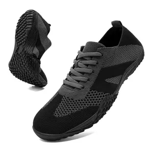 Barefoot Shoes Women Non-Slip Sole Minimalist House Sneakers Zero Drop Walking Tennis Lightweight Breathable Daily Wear Arch Support Shoes