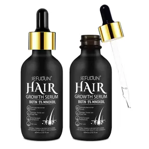 1 Count, 60ml, Sefudun Minoxidil Hair Growth Serum (With Micro Needle Roller), 2.02 Oz Biotin Hair Regrowth Treatment, Beauty & Hair Care Essence, Promotes Thicker & Healthier Hair, For Men & Women.