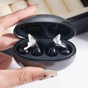 Includes shipping cost: wireless clip-on earbuds with snowflake design and bow decorations; soft silicone clip-on earbuds; noise-cancelling sports clip-on earbuds; Bluetooth earbuds for calls and listening to music