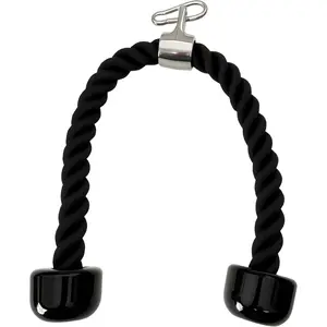 27 Inch Tricep Rope  Attachment Heavy Duty Nylon Braided Gym Rope for  Machine LAT Pull Down  Pulls Tricep Pushdowns  Fitness Accessories for  Gym