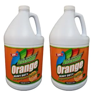 LA's Totally Awesome Orange HEAVY DUTY Degreaser & Spot Remover 2 Gallons 128oz Powerful Cleaning Solution for Tough Jobs