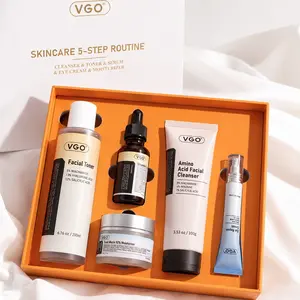 VGO Skincare Five-step Routine Daily care Repair Moisturizing Improving skin condition -A