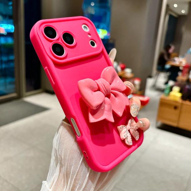 Cute Phone Grip Compatible with MagSafe Adapter Ring Included Magnetic Loop Grip and Phone Stand Cellphone Smartphone Wireless Charging Bracket Easy Install Secure Grip Hands-Free Use Pink Glitter