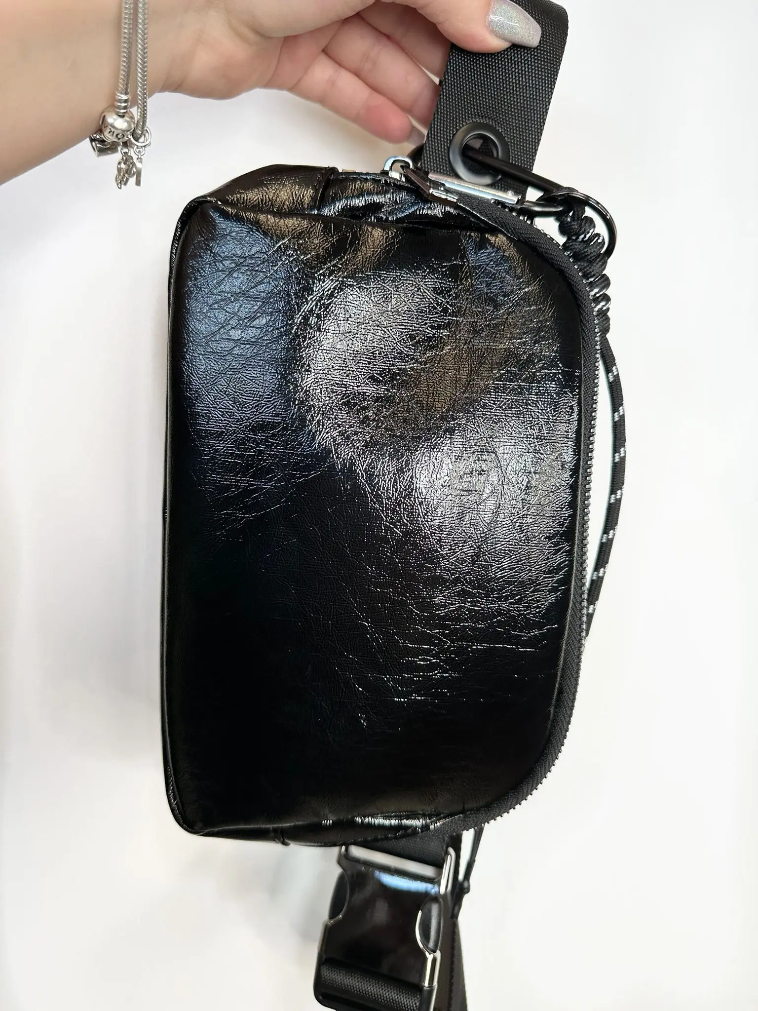 Iris Faux Leather 57" Long Strap Bag (#1140L) - By Iris & Rainbow