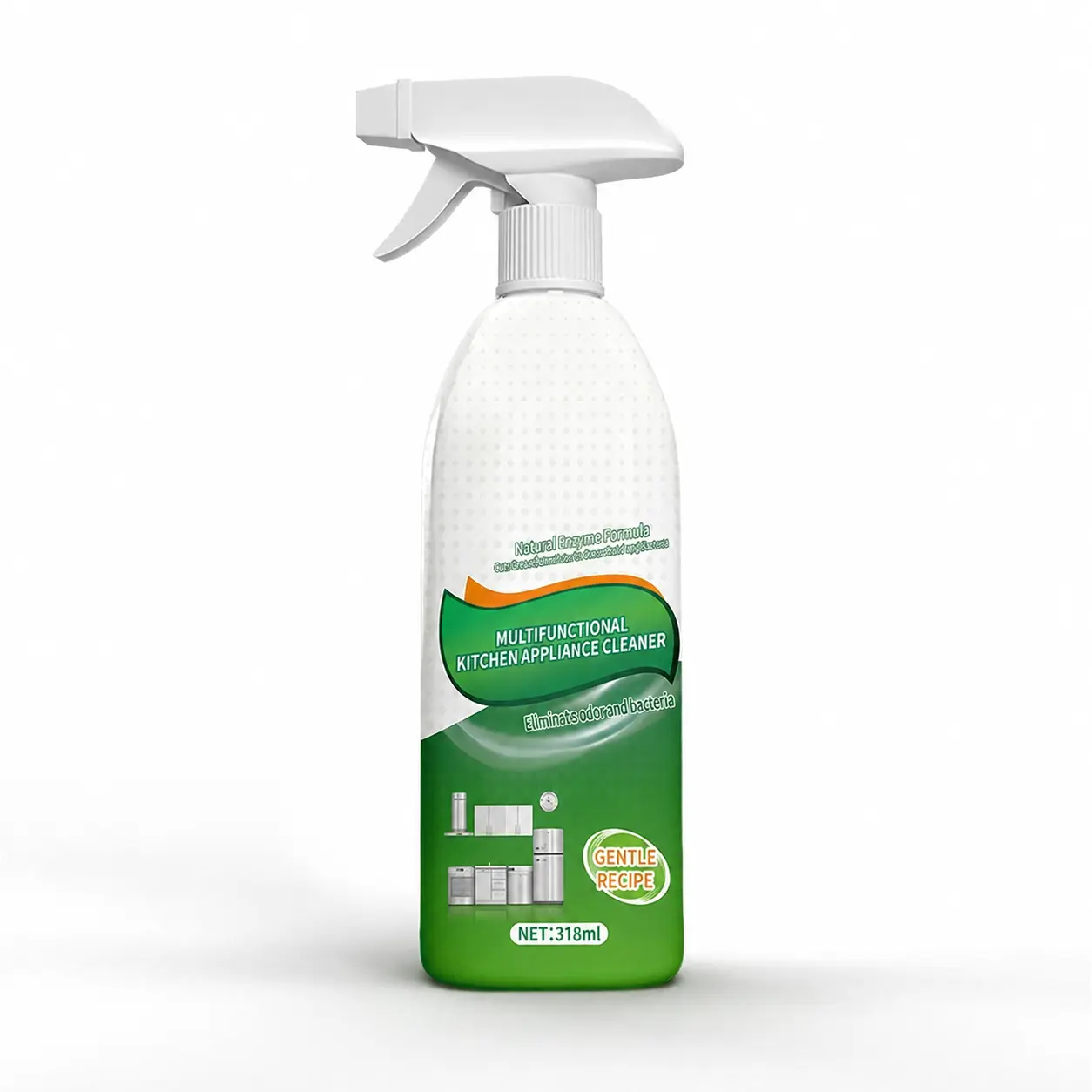 Multi-Purpose Kitchen Appliance Cleaner—Suitable for range hoods, ovens, grills, stovetops, and other cooking appliances
