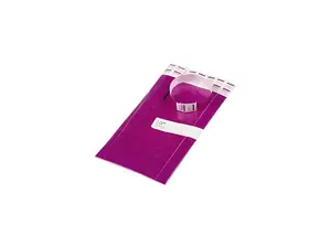 Advantus 75440 Crowd Management Wristbands, Sequentially Numbered, Purple, 100/Pack