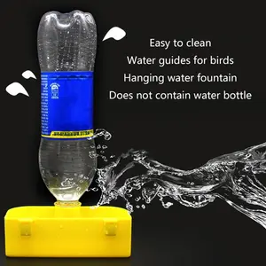 Bird Feeder Waterer Bottle Drinking Cups Large Capacity Automatic Water Dispenser for Quails Chicken Parrot Pigeons