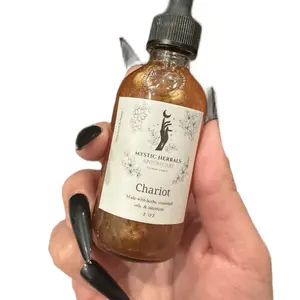 CHARIOT LUXE BODY INTENTION OIL - Infused w/ Tigers Eye Crystals - Moisturizing Hydrating Intention Oil