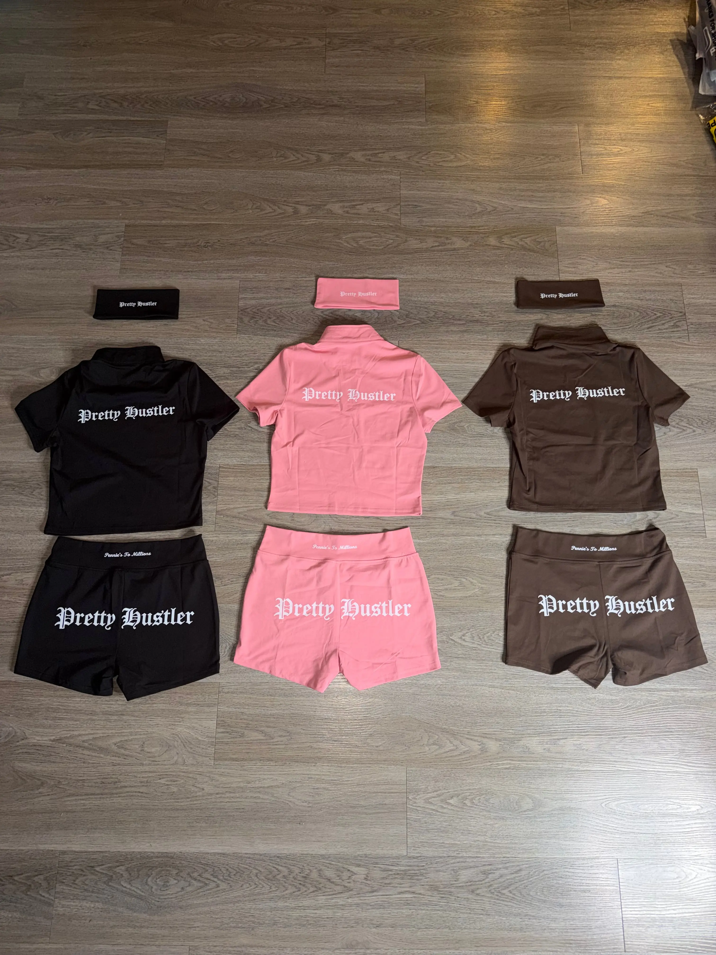 Female “Pretty Hustler” Short Set