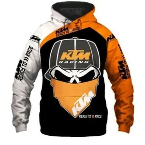 KTM Ready To Race Skull KTM Racing Men and Women 3D Full Printing Hoodie S-5XL