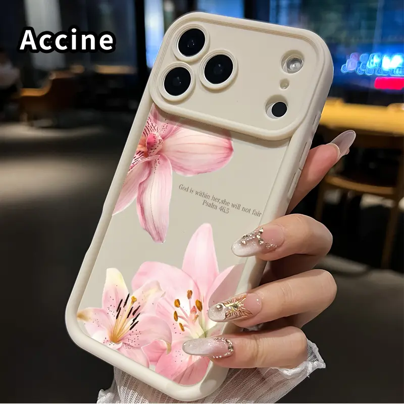 TPU Silicone Protective Casing for Smartphone, Fits iPhone 17 Pro Max/iPhone 17 Air, Blush Pink, Soft Matte Grip with Ease, All-Coverage, Lens-Guarded, Rugged Shockproof Mobile Accessory