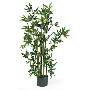 Nearly Natural 4 ft. Bamboo Tree with 540 Leaves