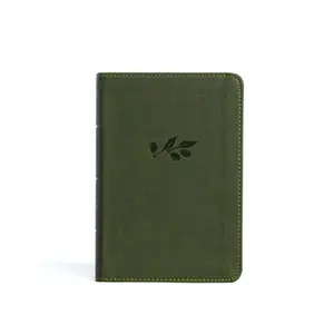 NASB Large Print Compact Reference Bible, Olive Leathertouch -- Holman Bible Publishers, Leather / Fine Binding