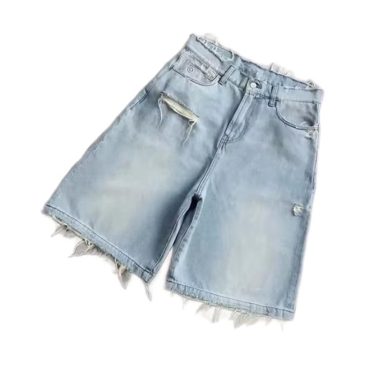 Retro Ripped Baggy Jorts