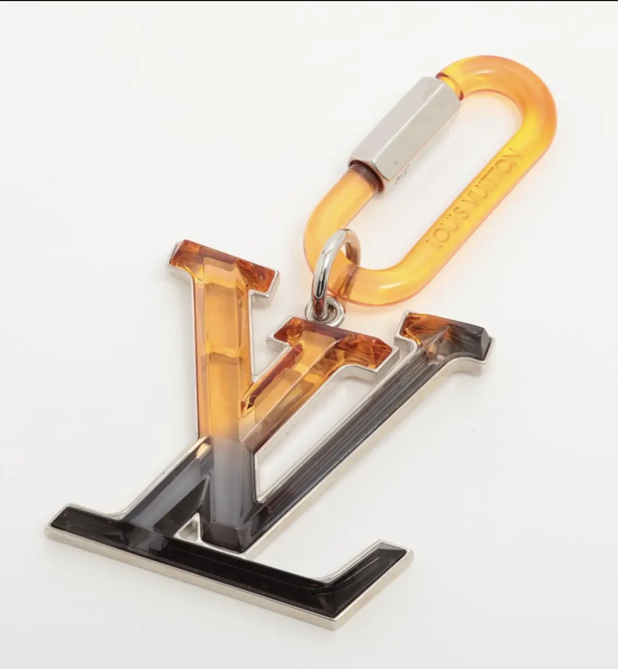 Pre-owned Louis Vuitton Acrylic Bag Accessories LV Prism / Monogram Sunset Key Holder & Bag Charm