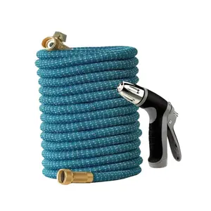 Telescopic Garden Water Pipe Set, High-Pressure Adjustable Foam Car Washing Water Gun, Garden Watering Pipe