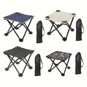 Portable Folding Chair with Metal Frame, Lightweight Outdoor Chair for Camping, Fishing, Picnic, Quick Setup, Durable & Stable, Folding Camping Chairs, Beach Chair Foldable, Camping Furniture