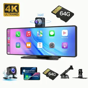 2026 new 10.26 Inch 4K Ultra HD 1080P Portable Car Stereo with Wireless Carplay screen,car radio smart screen,car screen carplay,carplay radio