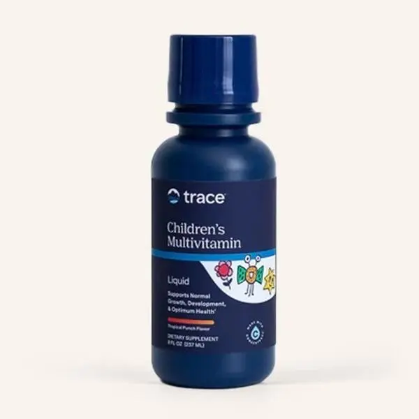 Trace Kids Multi Vitamins Liquid Form - Multivitamin & Multimineral Supplement for Kids, Great Taste, 8 fl oz (237 ml) - Healthcare, Fitness