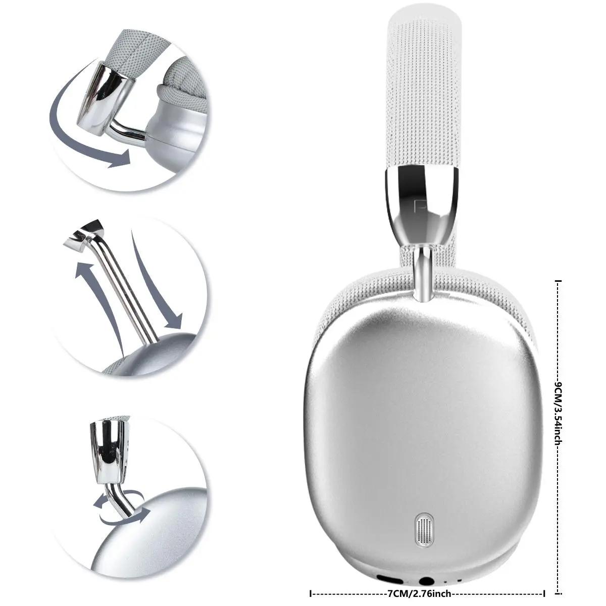 Wireless Bluetooth-compatible Over-ear Headphone, Noise Cancelling Headphone, Noise Cancellation Headphones, Stereo Headset for Mobile Phone, Laptop, Tablet, Audio Devices, Connection,lightweight wireless headset for long-term wear