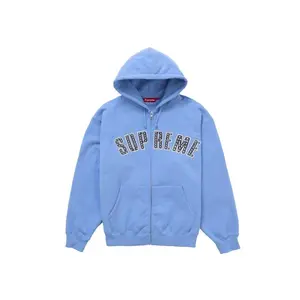 Supreme Men's b.b. Simon Zip Up Hooded Sweatshirt Blue, from StockX