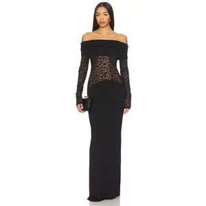 Lovers and Friends Heidi Gown in Black