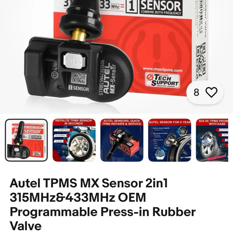 Sensores tpms para llantas Sensores tpms para llantas