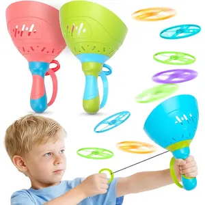 Outdoor Toys for Kids Ages 4-8, 3 Packs Flying Catching Game, Outside Manual Capture Chasing Toys for Ages 3-7, Fun Family Games for Boys Girls Ages 2 3 4