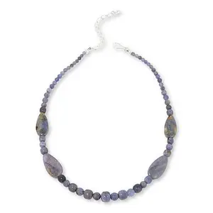 Mine Finds by Jay King Sterling Silver Tanzanite Bead 18" Necklace