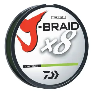 Daiwa J-Braid Chartreuse Fishing Line 330 Yards Test
