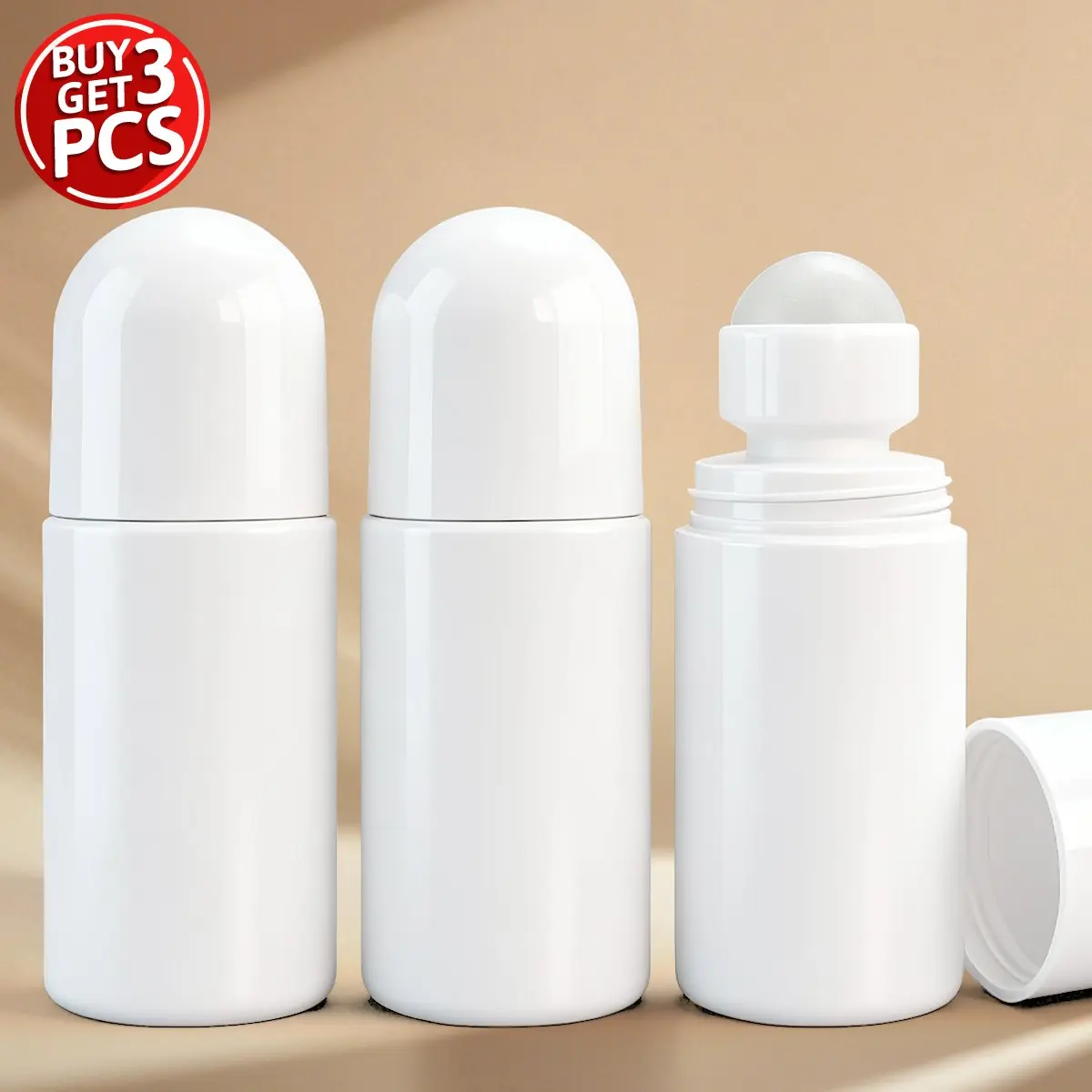 1/2/3Pcs- Essential Oil Roller Bottles, Scented Oil Bottles, Personal Care, Plastic Dispensing Bottle, Roller Bottles With Caps For Perfume, Suitable For Applying Diluted Essential Oils, For Travel, Lightweight, Fits Purse, Pocket
