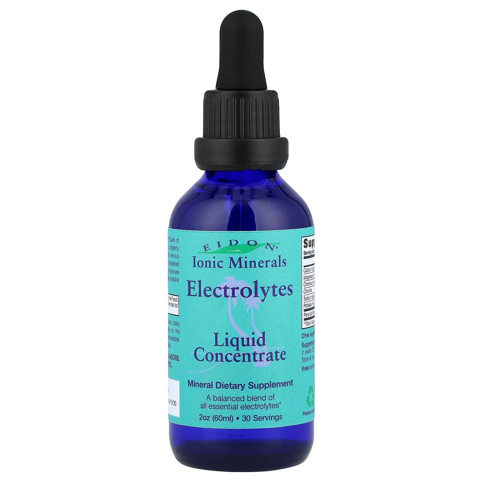Eidon Ionic Minerals Electrolytes, Liquid Concentrate, 2 oz (60 ml) Eidon Ionic Minerals Electrolytes, Liquid Concentrate, 2 oz (60 ml)