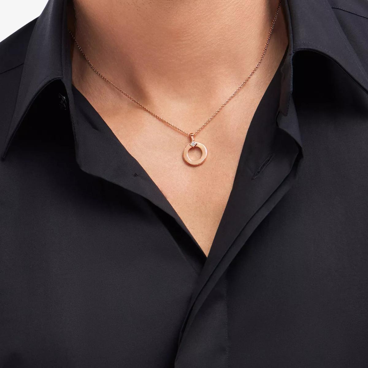 Geometric Circle Pendant Necklace  Minimalist Modern Statement Fashion Pendant Jewelry Women Party Gift