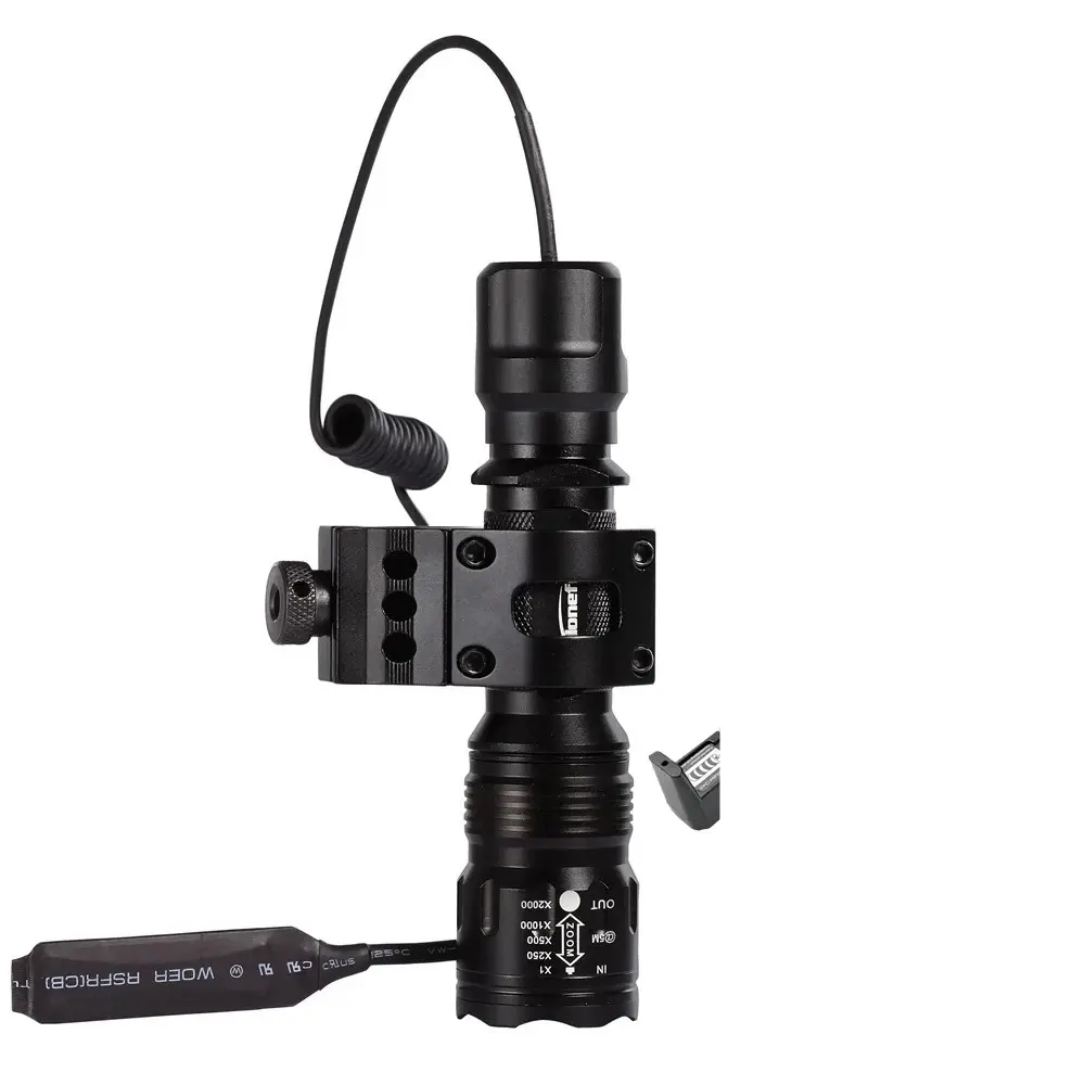 Handheld Light Aluminum Bracket, 25.4mm Handheld Light Tube Diameter Clamp, 45-Degree Side-Mounted Handheld Light Holder, Scope Mount, Stand, Guide Rail